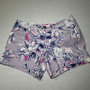 Lilly Pulitzer Callahan stretch shorts in a floral Size 2